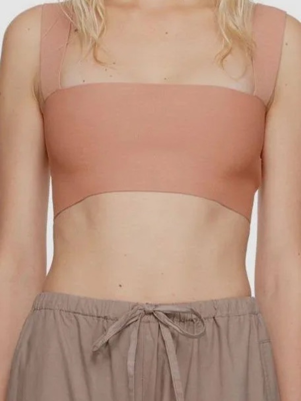 Victoria Beckham Dusty Rose Crop Top